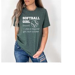 softball girl explanation shirt, softballer saying shirt, women sport lover, softball youth sleeve shirt, softball mom s