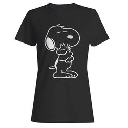 Snoopy Dog Peanuts Charlie Brown Hug Wsn96 Woman&8217s T-Shirt