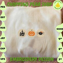 Cute Spooky Sugar Cookie Embroidery Machine Design, Spooky Halloween Embroidery Design, Stay Spooky Cookies Embroidery Design
