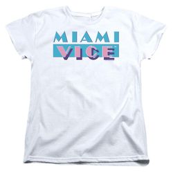 miami vice &8211 logo short sleeve women&8217s tee