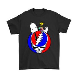 snoopy grateful dead sleeping on the death shirts