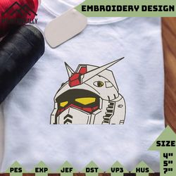 anime inspired embroidery designs, machine embroidery design file, pes, dst, jef, vp3, hus, instant download, robot anime embroidery designs