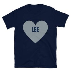 lee dallas football t-shirt, funny unisex love lee novelty gift shirt