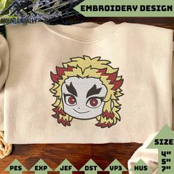 flame hero embroidery patterns, slayer anime embroidery files, demon animee embroidery designs, machine embroidery files,  instant download