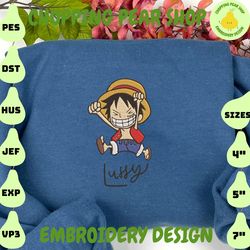Anime Embroidery Designs, Anime Characters Machine Embroidery Files, Embroidery Pattern, Instant Download