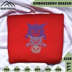 anime inspired embroidery designs, anime character embroidery files, instant download, embroidery file