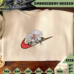 nike x xmen storm embroidered sweatshirt, inspired brand embroidered sweatshirt, brand embroidered hoodie, inspired brand embroidered crewneck, brand embroidered gift