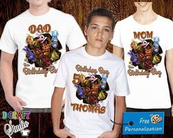 five nights at freddy s birthday custom five nights at freddy shirt