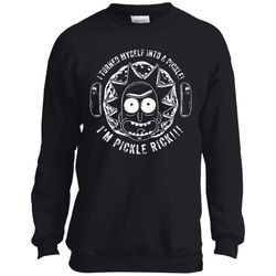 rick and morty &8211 i&8217m pickle rick!  youth sweatshirt