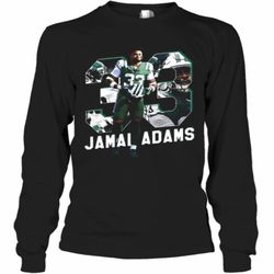 jamal no. 33 new york football player adams long sleeve t-shirt