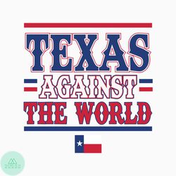 retro texas against the world svg graphic design file