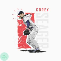 corey seager texas rangers player svg graphic design file