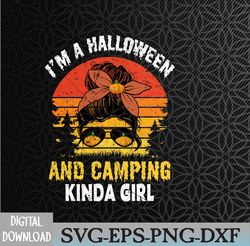 halloween girl – halloween camping queen of halloween svg, eps, png, dxf, digital download