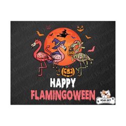happy flamingoween png, happy halloween png, spooky flamingo png, halloween pumpkin png, halloween vibes png, pumpkin spooky season png