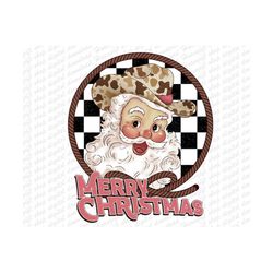 merry christmas cowboy santa christmas png, western christmas png, santa claus png, western cowboy hat country christmas winter holiday