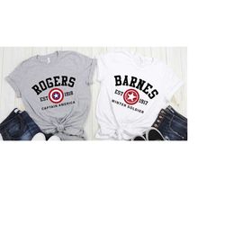 barnes and rogers shirt, captain america winter soldier shirt, barnes 1917, rogers 1918 shirt, steve rogers bucky barnes