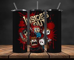 halloween tumbler wrap ,halloween tumbler png, halloween png,halloween gifts,movies halloween  131