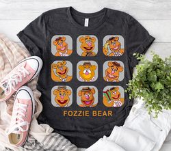 disney the muppets fozzie bear moods box up shirt, fozzie bear funny face tee, disney family matching shirt, disneyland