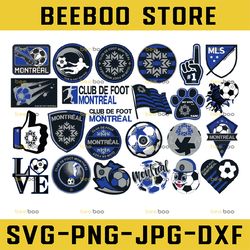 24 files mls logo club de foot montreal, club de foot montreal svg, vector club de foot montreal, clipart club de