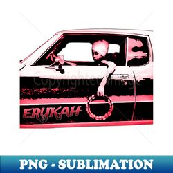 erykan and classic car vintage design - high-resolution png sublimation file - perfect for personalization
