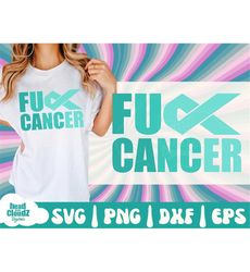 f*ck cancer | svg | png | fuck cancer svg | cancer svg | cancer png | ovarian cancer svg | ovarian cancer awareness svg