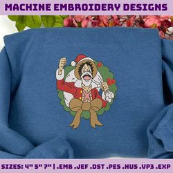 christmas embroidery designs, anime embroidery designs, inspired anime embroidery designs, christmas anime designs