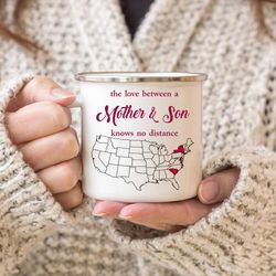 South Carolina New York &8211 The Love Between Mother And Son Knows No Distance, I Love Mom! Mother&8217s Day Gift From