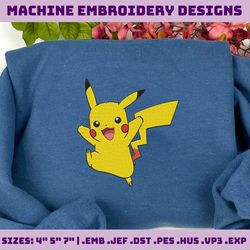 p0kem0n anime embroidery files, anime embroidery designs, machine embroidery designs, digital download