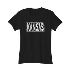 state of kansas women&8217s t-shirt
