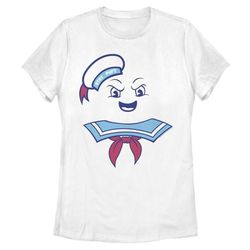 stay puft marshmallow man &8211 ghostbusters  white t-shirt, women&8217s