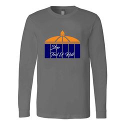 stop trop and roll graphic st petersburg tropicana field tampa bay rays long sleeve t-shirt