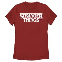 stranger things women&8217s ghostly logo  t shirt
