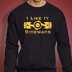 subaru i like sideways men&8217s sweatshirt