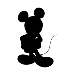 Mickey Mouse Silhouette Svg, Mickey Svg, Disney Png, Disney Mickey Svg, Mickey Christmas Png, Instant download-1