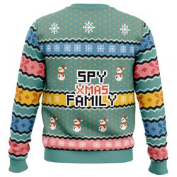 spy xmas family spy x family all over print hoodie 3d zip hoodie 3d ugly christmas sweater 3d fleece hoodie