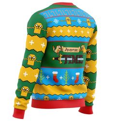 christmas adventure time all over print hoodie 3d zip hoodie 3d ugly christmas sweater 3d fleece hoodie