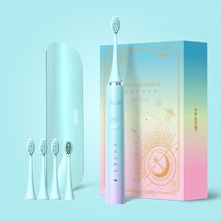 fully automatic soft bristle rechargeable electric toothbrush