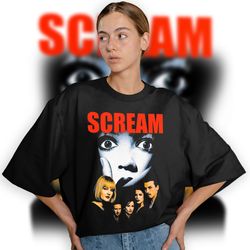 limited scream vintage png, graphic png, retro 90s scream fans homage png, gift for women and men