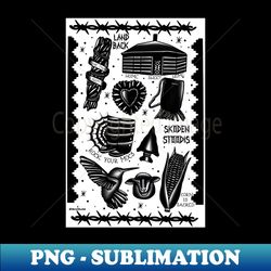 navajo tattoo flash - unique sublimation png download - stunning sublimation graphics