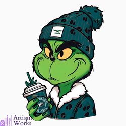 Grinch Boujee Philadelphia Xmas PNG