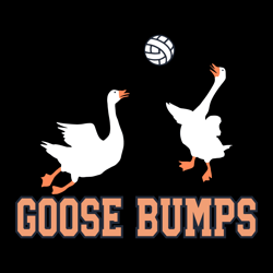 goose bymps geese volleyball silly goose funny svg