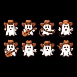 halloween png cute western cowboy ghost boho mini ghost png