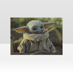 baby yoda jigsaw puzzle wooden