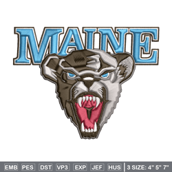 maine black bears embroidery design, maine black bears embroidery, logo sport, sport embroidery, ncaa embroidery.