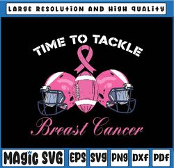 football survivor time to tackle breast cancer awareness svg, cancer stacked svg, cancer awareness png, digital download