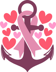 breast cancer anchor svg, breast cancer svg, cancer svg, breast cancer awareness svg, breast cancer shirt, cut file