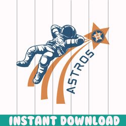 vintage houston astros baseball astronaut svg file for cricut