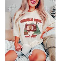 retro christmas png, christmas movie and chill png, christmas png, christmas movie png, christmas sublimation, christmas