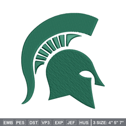 michigan state spartans embroidery design, michigan state spartans embroidery, logo sport embroidery, ncaa embroidery.