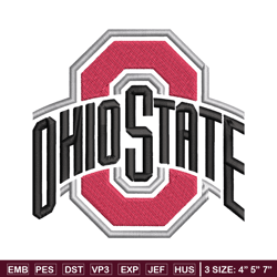 ohio state buckeyes embroidery design, ohio state buckeyes embroidery, logo sport, sport embroidery, ncaa embroidery.